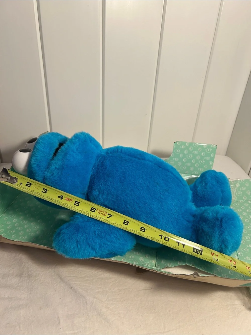 90s Vintage Tyco  Cookie Monster  Sesame Street Plush 1997 stuffed animal Toy